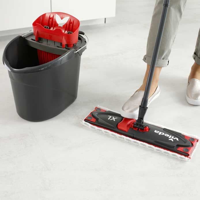 How to clean your floors with the Vileda UltraMax and Bucket, mop, bucket